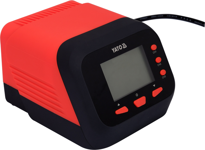 Stacja lutownicza Yato YT-82462 na grot T 12 z wyświetlaczem LCD z funkcją autosleep o mocy 75 W (5906083093883) - obraz 3