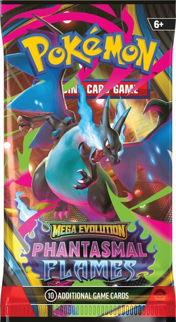 Набір Pokémon TCG: Mega Evolution - Phantasmal Flames - 3-Pack Blister - Weavile/Sneasel 12 шт (196214125452) - зображення 4