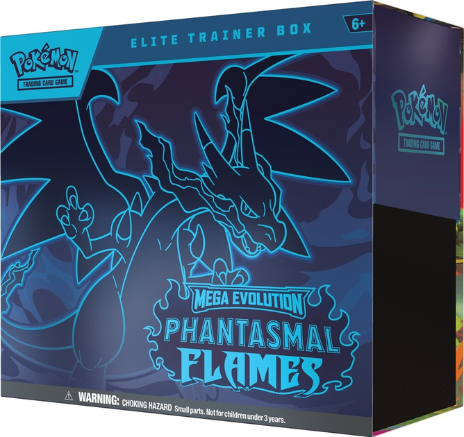 Доповнення Pokémon TCG: Mega Evolution - Phantasmal Flames - Elite Trainer Box (196214124813) - зображення 3
