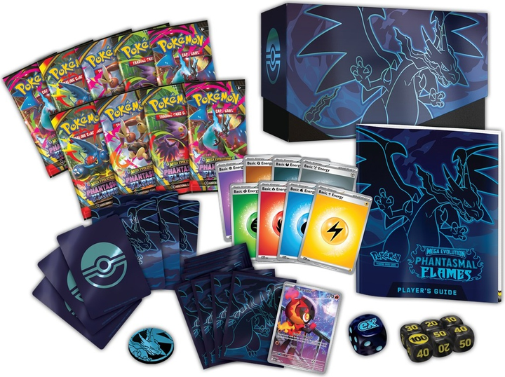Доповнення Pokémon TCG: Mega Evolution - Phantasmal Flames - Elite Trainer Box (196214124813) - зображення 4