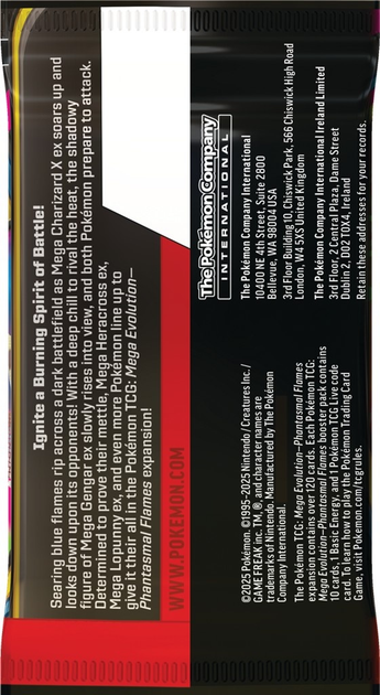 Zestaw Pokémon TCG: Mega Evolution - Phantasmal Flames - Premium Checklane Blister - Blaziken/Hydrapple 12 szt (196214125513) - obraz 8