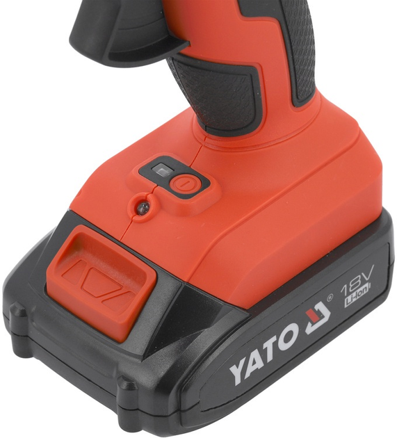 Пістолет для клею Yato YT-82854 18 В 11 мм 25 г/хв – акумулятор 2 А/год (5906083058271) - зображення 4