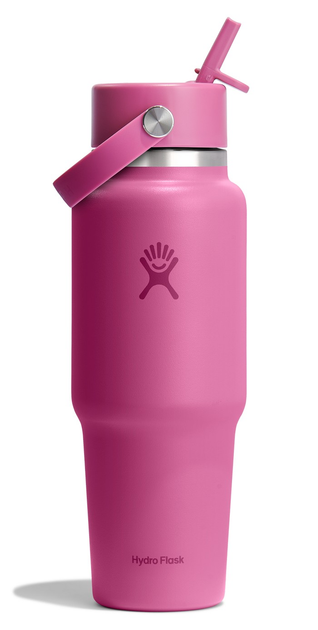 Butelka termiczna Hydro Flask Wide Mouth Flex Straw Travel Reef Różowa 946 ml (840394202907) - obraz 2