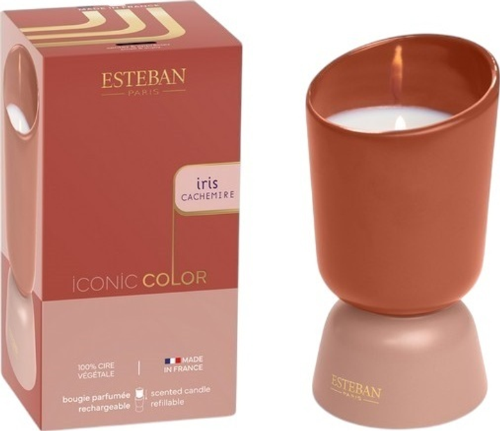 Свічка Esteban Iconic Color Iris Cachemire 220 г (3660963107467) - зображення 2