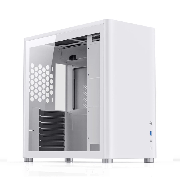 Корпус JONSBO D40 Aluminum White - зображення 7