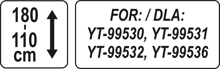 Statyw na trójnogu Yato YT-99570 do promienników podczerwieni (5906083071799) - obraz 4