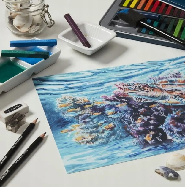 Pastele akwarelowe Derwent Inktense Blocks 12 kolorów (5028252301978) - obraz 3