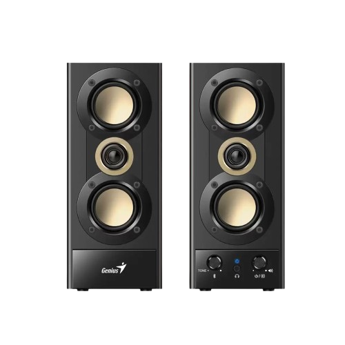 Акустическая система с деревянным корпусом Genius SP-HF520BT, 20 Вт, 80-20000 Гц, Bluetooth 5.3, Wood - зображення 2