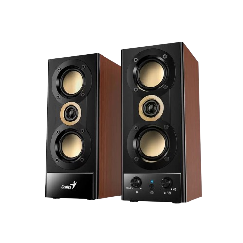 Акустическая система с деревянным корпусом Genius SP-HF520BT, 20 Вт, 80-20000 Гц, Bluetooth 5.3, Wood - зображення 3