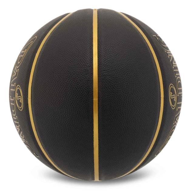 Мяч баскетбольный резиновый черный Spalding King of Underdogs 77814 размер 7 для зала и улицы (Indoor/Outdoor) - изображение 3