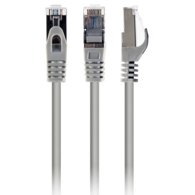 Патч-корд 0.25м S/FTP Cat 6A CU LSZH Gray Cablexpert (PP6A-LSZHCU-0.25M) - Фото 1 Патч-корд 0.25м S/FTP Cat 6A CU LSZH Gray Cablexpert (PP6A-LSZHCU-0.25M) - зображення 1