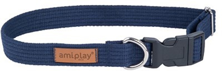 Регульований нашийник Amiplay Cotton XL Темно-синій (5907563223264) - зображення 1