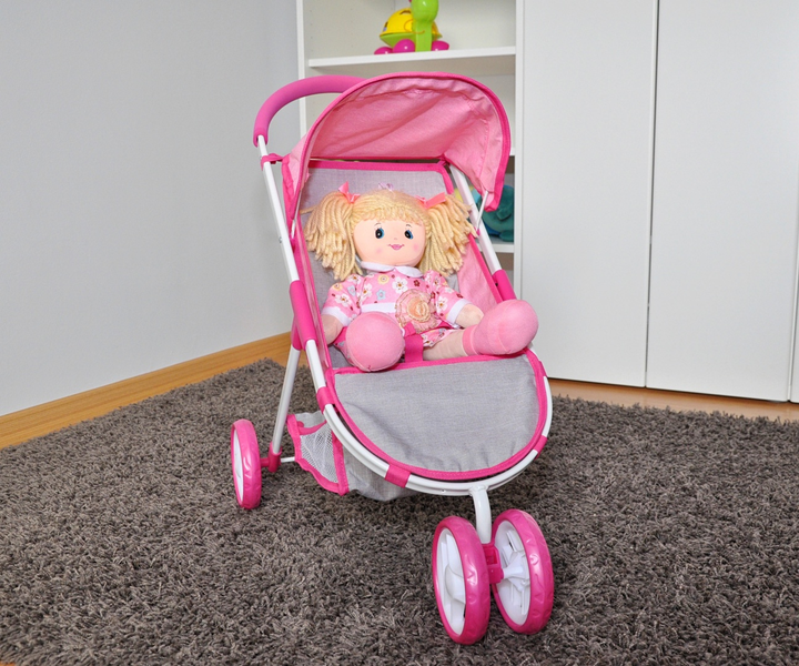 Wózek dla lalek Milly Mally Susie Prestige Pink (2728) (5901761125009) - obraz 5