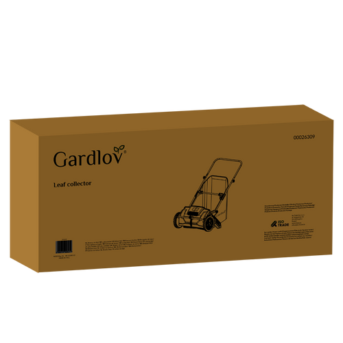 Механический садовый сборщик листьев и травы Gardlov 26309 100 л ручная газонокосилка мешок для мусора - изображение 2