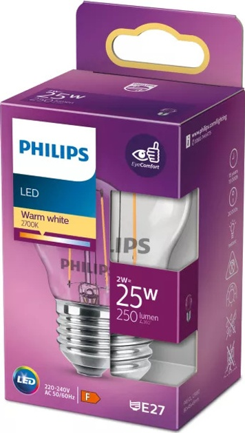 Żarówka LED Philips 25W P45 E27 WW CL ND RFSRT4 (929001238755) - obraz 2