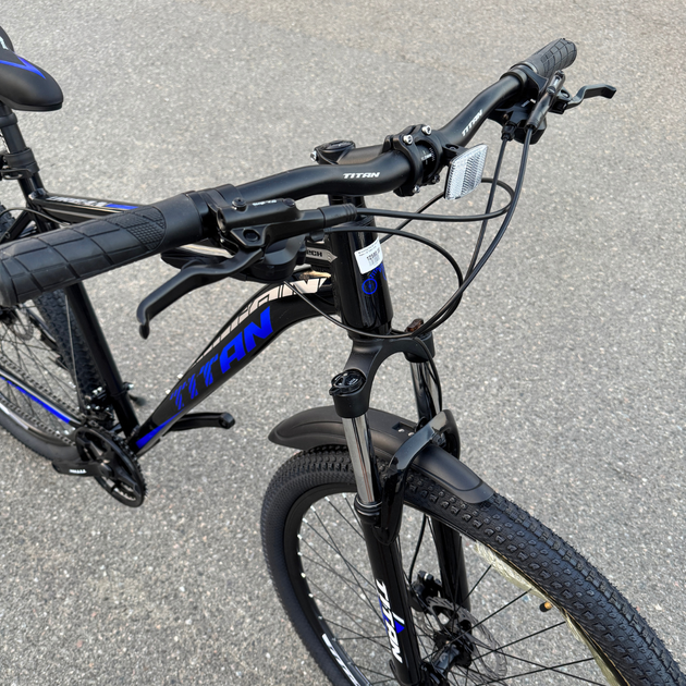 Алюминиевый найнер 29 Черный-Синий Maxus Mbike Lockout (гидравлические тормоза) горный велосипед 2025 кассета - Фото 3 Алюминиевый найнер 29 Черный-Синий Maxus Mbike Lockout (гидравлические тормоза) горный велосипед 2025 кассета - изображение 3