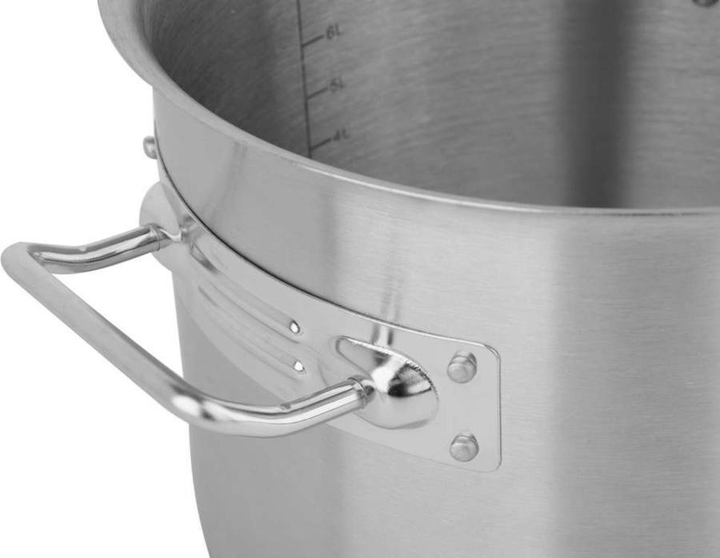Garnek Yato z pokrywką ze stali nierdzewnej 30 cm 21 l (5906083052170) - obraz 3