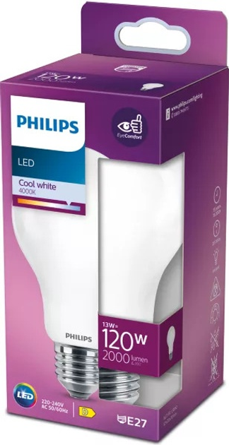 Żarówka LED Philips 120W A67 E27 CW FR NDRF1SRT4 (929002371901) - obraz 2