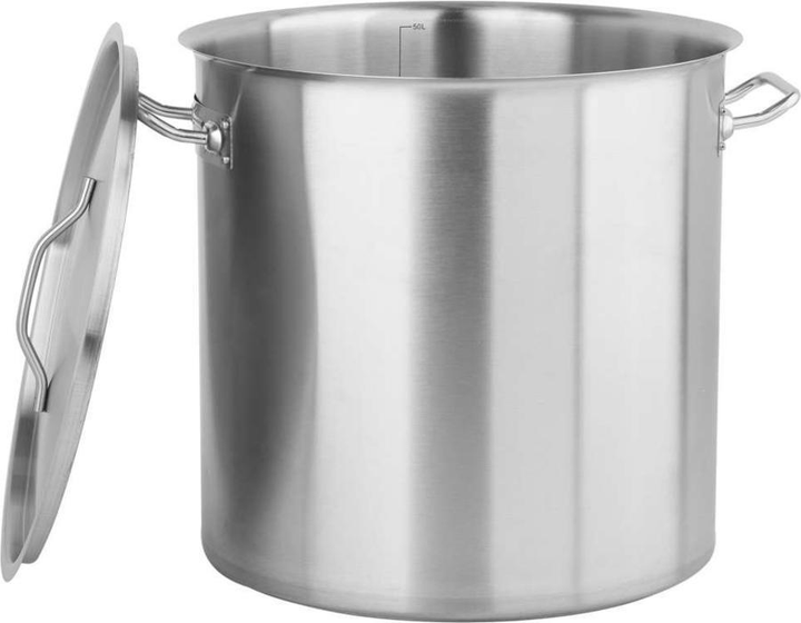 Garnek Yato z pokrywką ze stali nierdzewnej 40 cm 50 l (5906083052309) - obraz 2