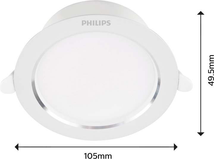 Lampa punktowa Philips Diamond Cut 4.5 W (929002569131) - obraz 2