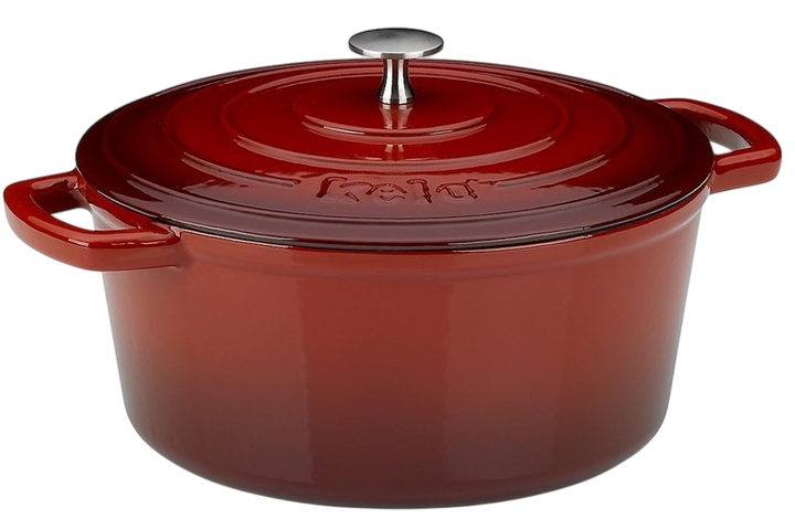 Garnek Kela Calido żeliwny Czerwony 4.6 l (4025457119484) - obraz 1
