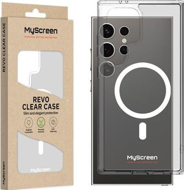 Etui MyScreen Revo Clear Case MagSafe do Samsung Galaxy S24+/S25+ (M8073 REVO CLEAR CASE) - obraz 1