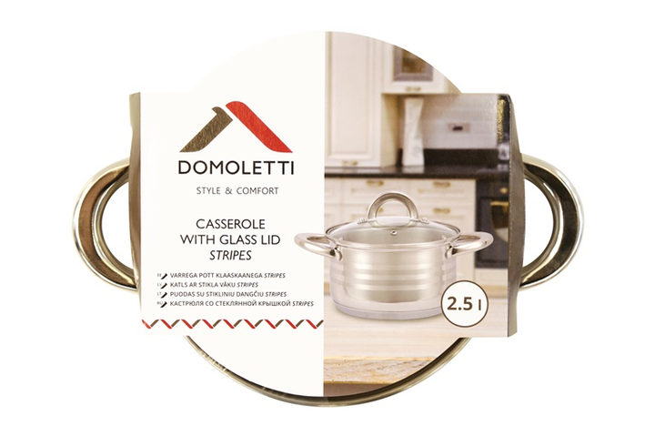 Garnek Domoletti 18  cm 2.5  l (4772013205982) - obraz 2