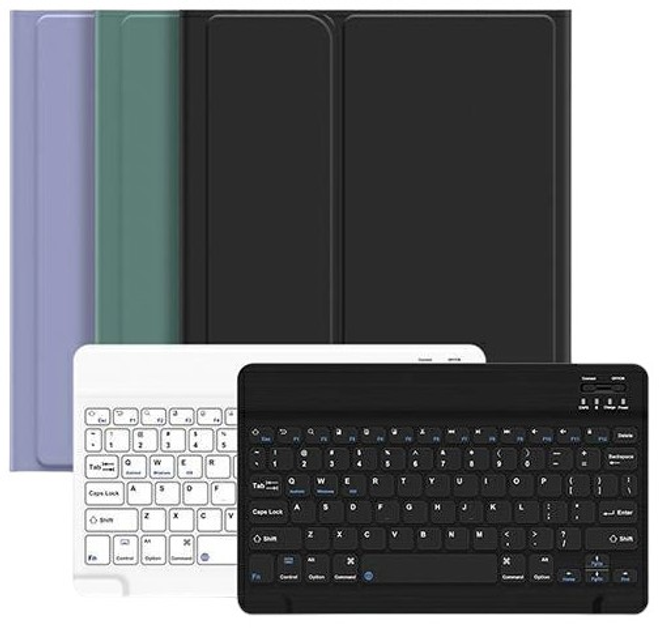 Etui z klawiaturą Usams Winro do Apple iPad 10.2" Purpule (6958444945859) (955555909048728) - Outlet - obraz 1