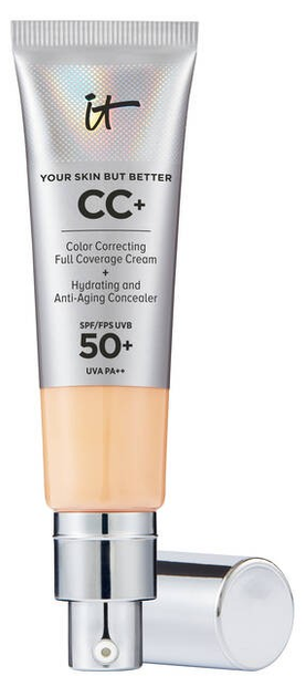CC Krem It Cosmetics Your Skin But Better with SPF 50+ Light Medium 32 ml (3605971979262) (955555911119384) - Outlet - obraz 1