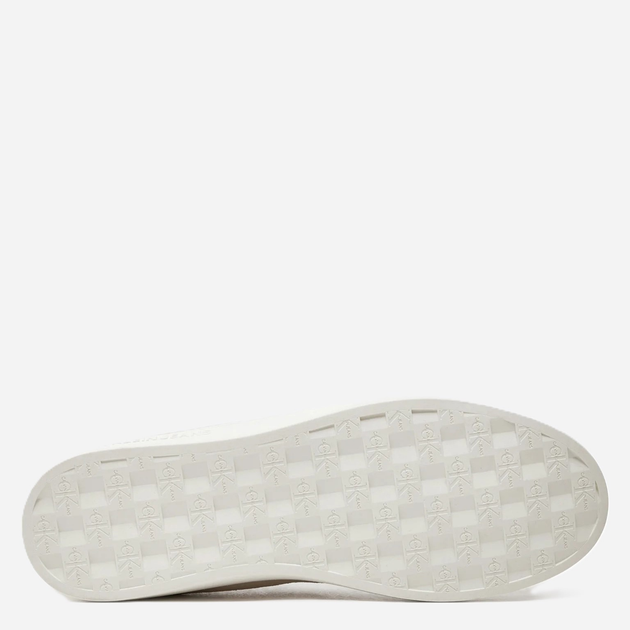Sneakersy męskie skórzane Calvin Klein Jeans YM0YM01002-01W 44 Białe (8720109974126) (955555907405136) - Outlet - obraz 4