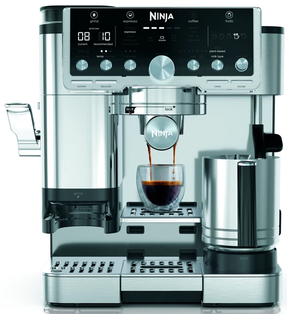 Кофеварка рожковая Ninja Luxe Café Essential Coffee Maker ES701EU профессиональная - изображение 5