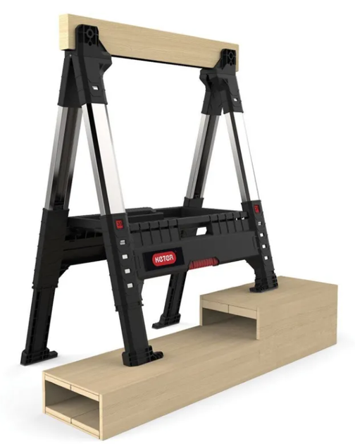 Опора-стійка козел для розпилювання деревини Keter Roc Lumberjack 257188 - изображение 5