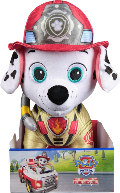Іграшка м'яконабивна Spin Master Paw Patrol цуценя Маршал делюкс 25 см (SM47408/6073667) - зображення 4