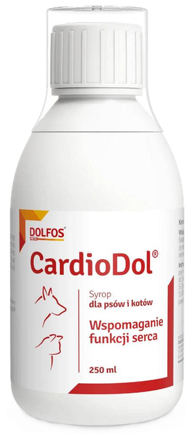 Syrop Dolfos CardioDol na serce dla psów i kotów 250 ml (5902232645446) - obraz 1