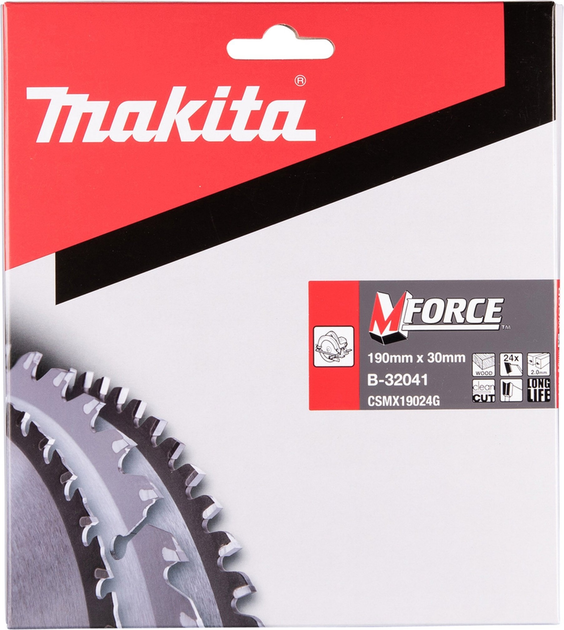 Диск різальний Makita B-32041 190 x 30 мм (88381420853) - зображення 4