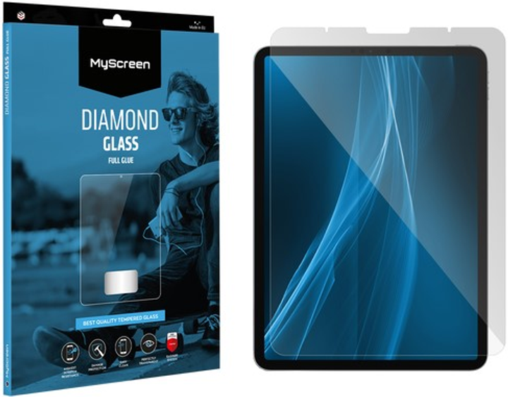 Захисне скло MyScreen Diamond Glass для Apple iPad Pro 13" (2024) Transparent (MD8826TG TAB) - зображення 1