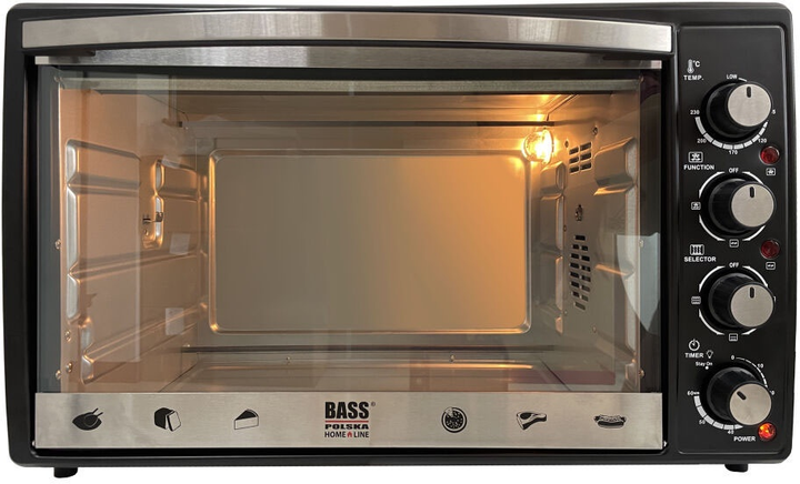 Електрична піч Bass Polska BH 10370 (5902067623350) (955555910018041) - Уцінка - зображення 2