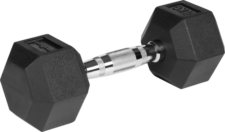 Hantle żeliwne Rebel Active gumowane HEX 2x4 kg RBA-2325-04 (5901890111829) - obraz 4