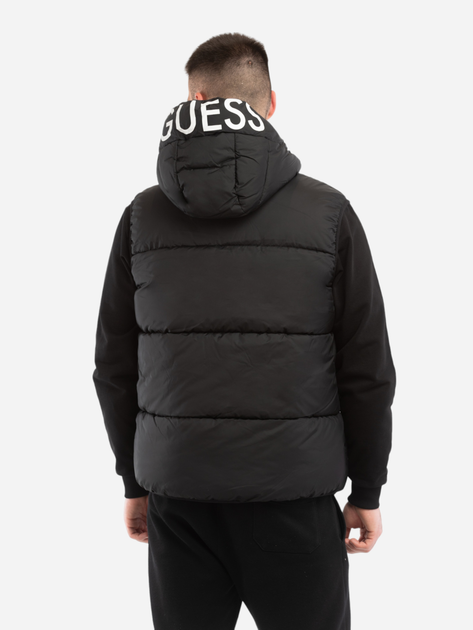 Bezrękawnik męski pikowany Guess X3GL04WEPE0-JBLK 3XL Czarny (7622078189024) (955555905208086) - Outlet - obraz 2