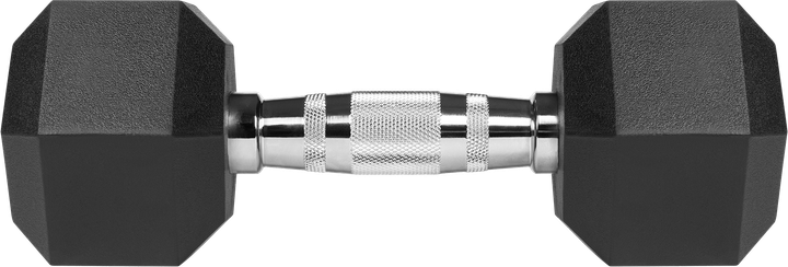 Гантелі чавунні Rebel Active гумовані HEX 2x6 кг RBA-2325-06 (5901890111843) - зображення 2