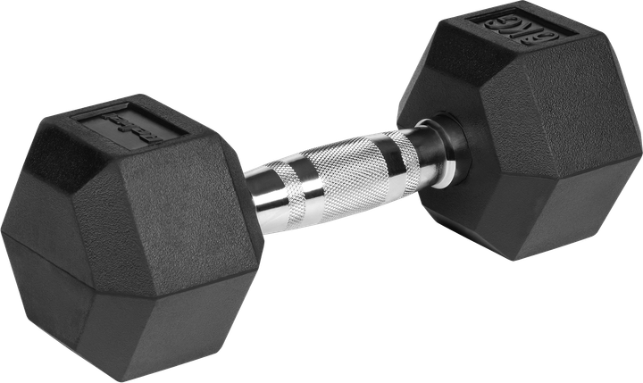 Гантелі чавунні Rebel Active гумовані HEX 2x6 кг RBA-2325-06 (5901890111843) - зображення 4