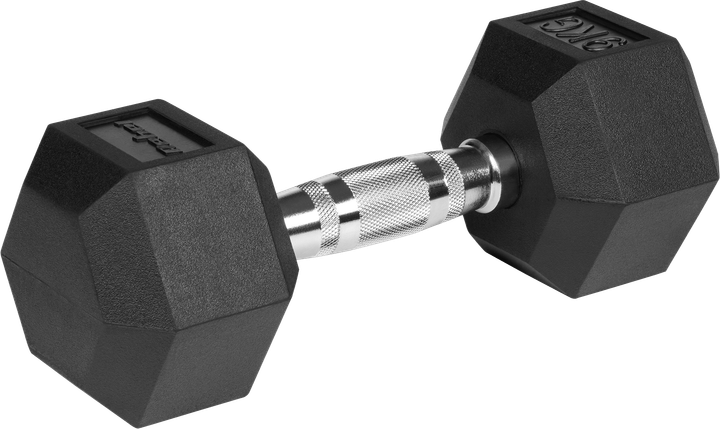 Hantle żeliwne Rebel Active gumowane HEX 2x9 kg RBA-2325-09 (5901890111874) - obraz 3
