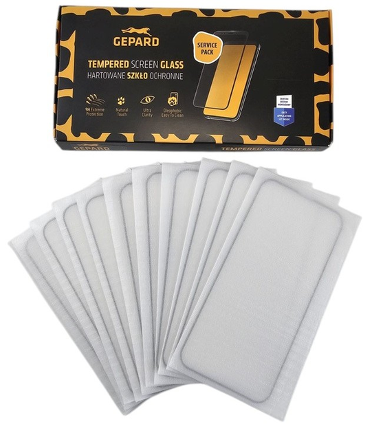 Zestaw szkła ochronnego Gepard 10in1 do Apple iPhone 15 Pro (GEP TGL IPH15 PRO 10P) - obraz 1