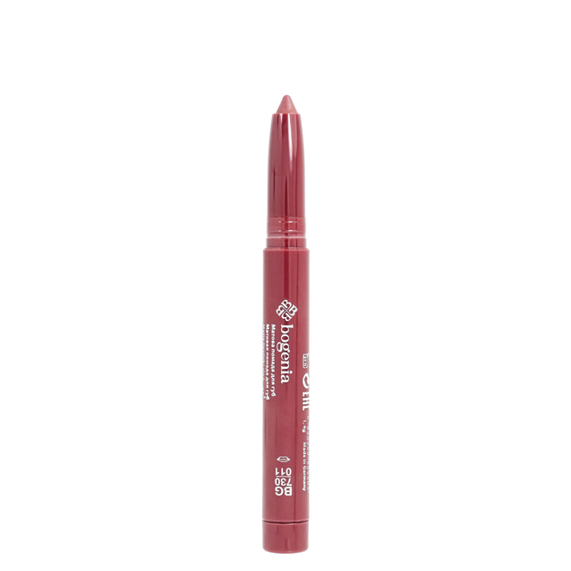 Помада-карандаш для губ водостойкая Bogenia Velvet Waterproof Matte, 011 Dreams - Фото 4 Помада-карандаш для губ водостойкая Bogenia Velvet Waterproof Matte, 011 Dreams - изображение 4