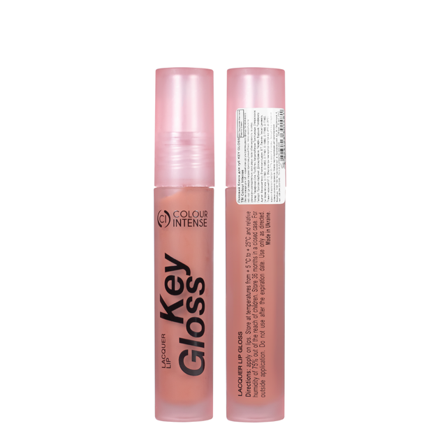 Блиск для губ лаковий Colour Intense Key Gloss, 202 персикова фантазія, 5мл - Фото 3 Блиск для губ лаковий Colour Intense Key Gloss, 202 персикова фантазія, 5мл - изображение 3
