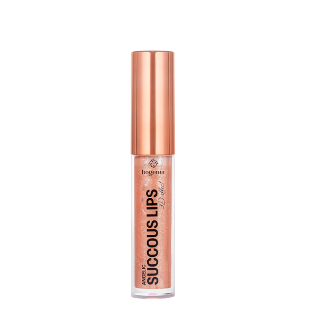 Помада для губ рідка Bogenia Angelic 3D Effect із вітаміном E BG711, 012 Softness - зображення 3