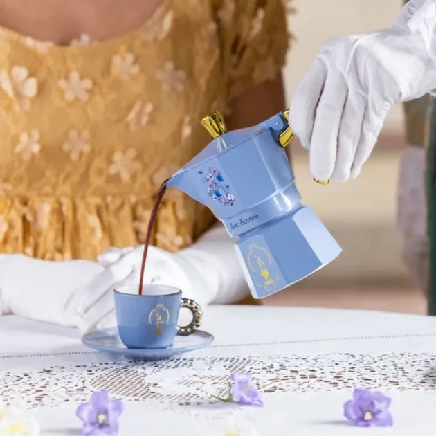 Гейзерна кавоварка для плити алюміній 3 чашки Bialetti бірюзовий - зображення 6