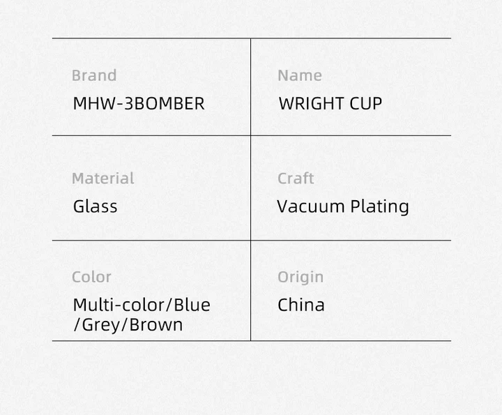 Стакан MHW-3Bomber Wirght Cup 320 мл, стеклянный, прозрачный(KN_65802595AE45) - изображение 3