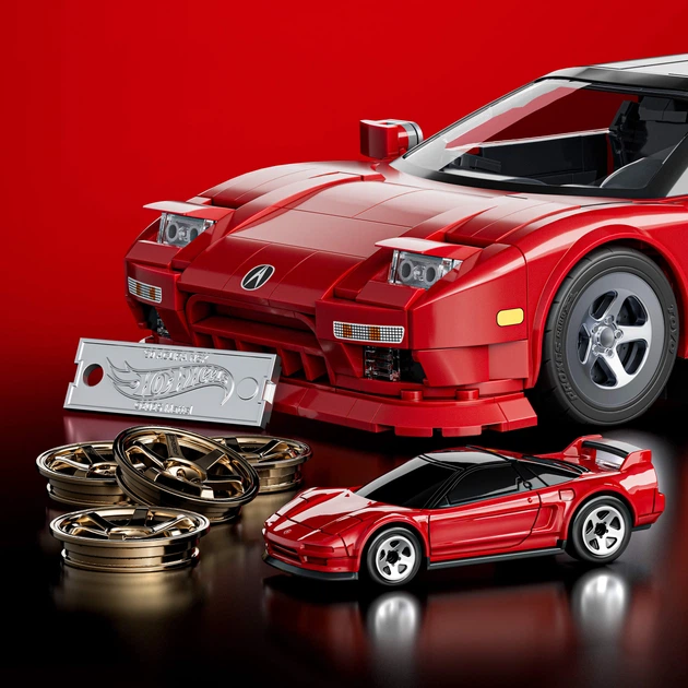 Klocki Mattel Brick Shop Hot Wheels Elite Acura 876 elementów (JFT17) (194735304806) - obraz 4