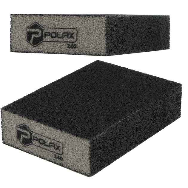 Губка шлифовочная P240 Polax прямая 100х70х25 мм (54-193) - изображение 4
